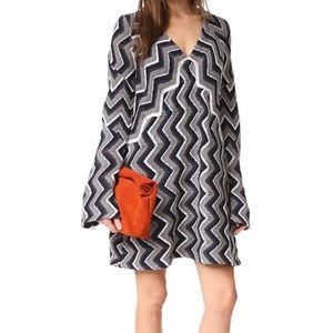 FREE PEOPLE rhiannon chevron sweater dress